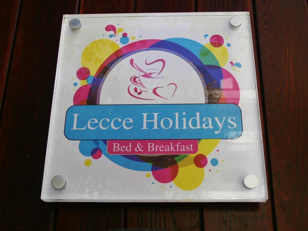 B&B Lecce Holidays Экстерьер фото
